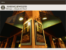 Tablet Screenshot of haringjewelers.com
